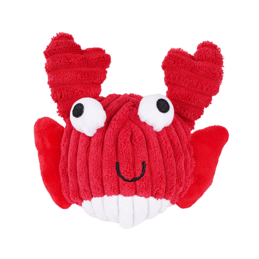 Sea Animal Squeaky Dog Toys – Shark, Crab & Fish Plush Set