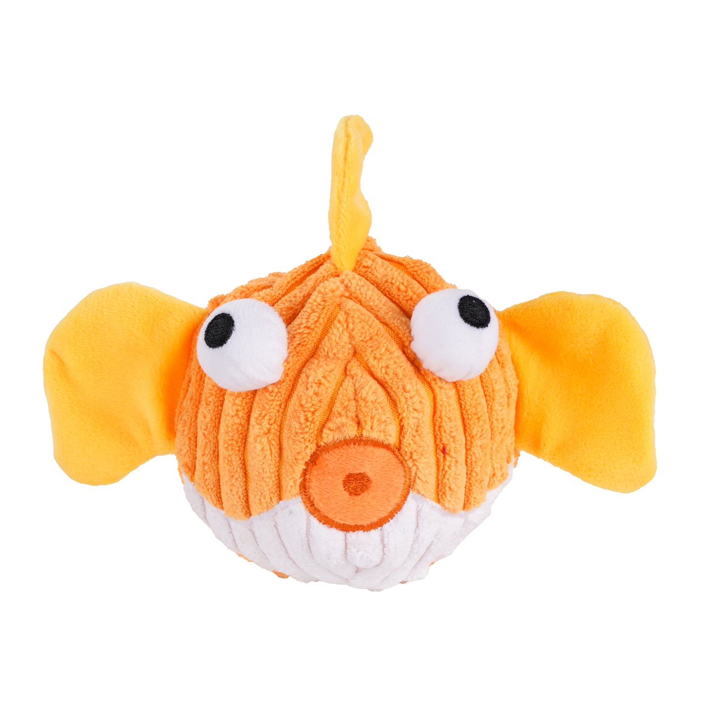 Sea Animal Squeaky Dog Toys – Shark, Crab & Fish Plush Set