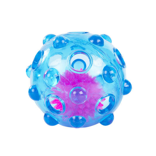 dailyhoo Floatable Smart Glow Ball in blue for Dogs