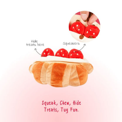 Barkery Bites Plush Toy Collection – Interactive Enrichment Plush Dog Toys