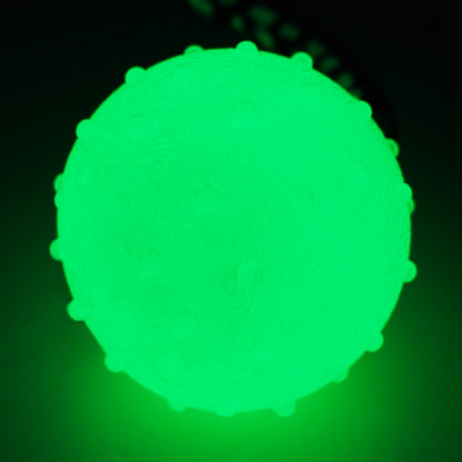 Glow Ball Dog Toy with Rope – Tug & Training Night Play Toy