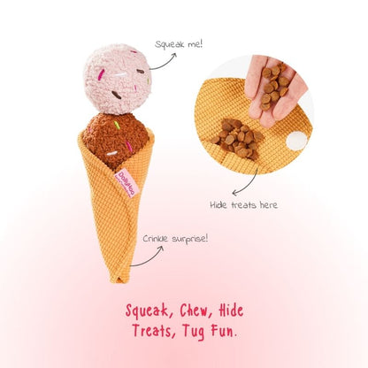 Barkery Bites Plush Toy Collection – Interactive Enrichment Plush Dog Toys