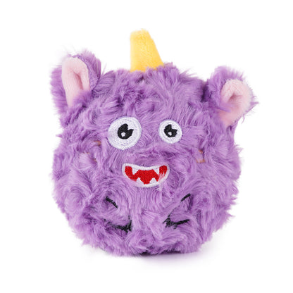 Squeaky Plush Ball Dog Toy – Soft Chew Toy for Indoor Play