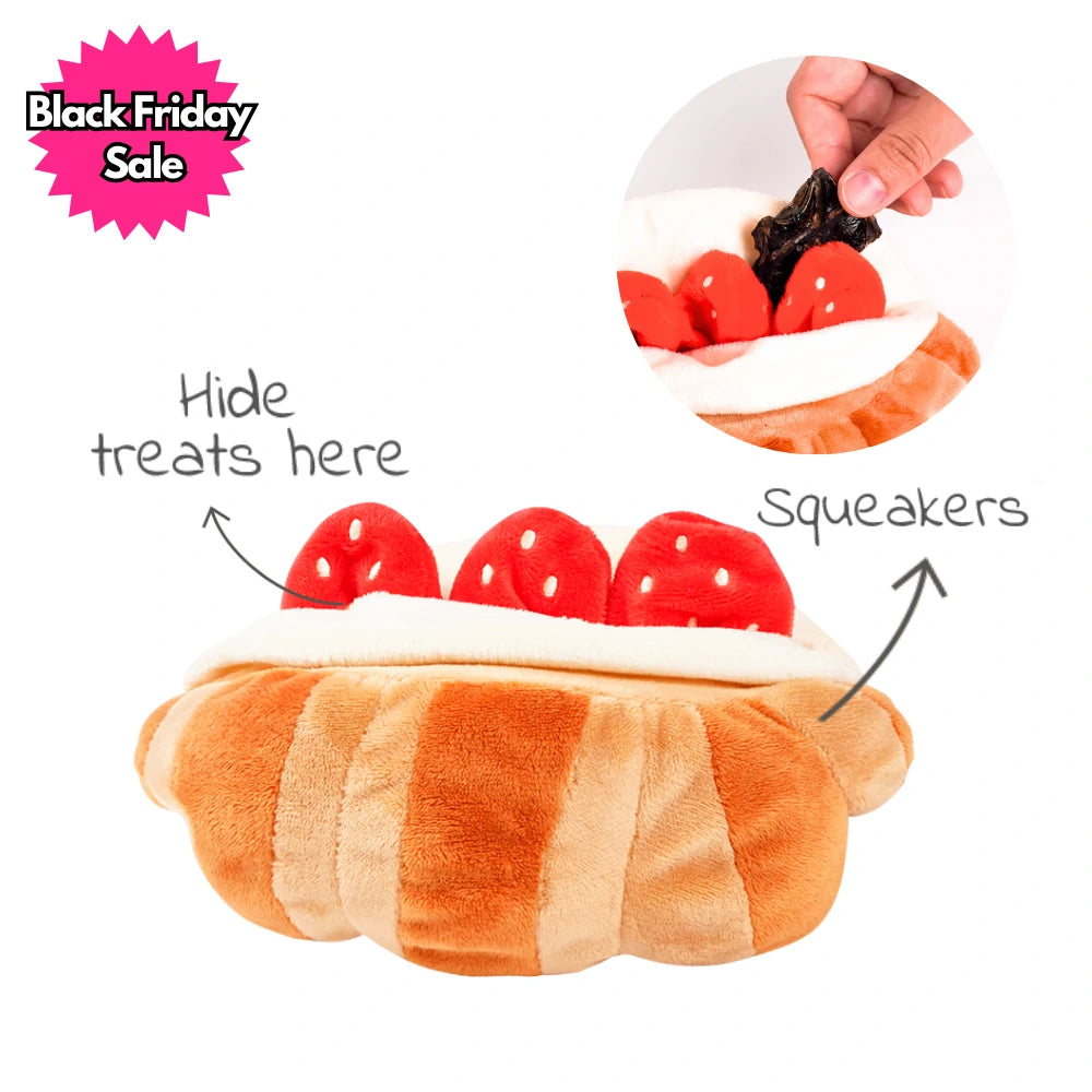 Barkery Bites Plush Toy Collection – Interactive Enrichment Plush Dog Toys