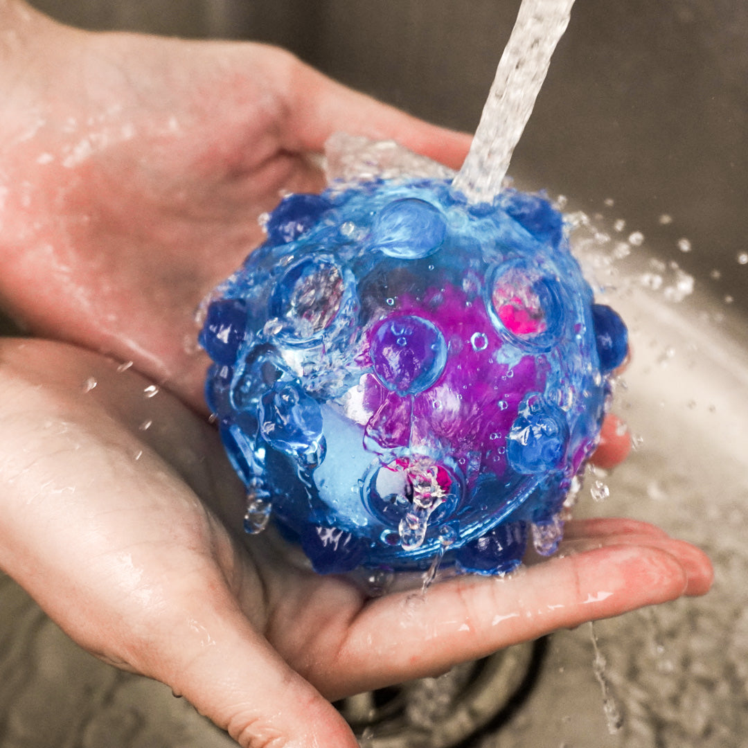 dailyhoo Floatable Smart Glow Ball for Dog is easy to clean