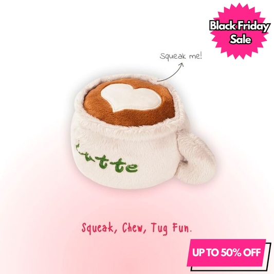 Puppuccino  Mug Plush Dog Toy – Chewy & Squeaky