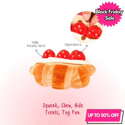 Barkery Bites Plush Toy Collection – Interactive Enrichment Plush Dog Toys