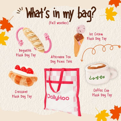 Barkery Bites Plush Toy Collection – Interactive Enrichment Plush Dog Toys